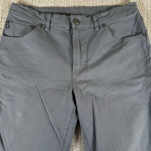 Free Fly Men's 32x32 Gray 5 Pocket Cotton Bamboo Blend Chino Pants